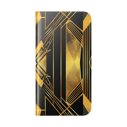 Golden Xcape - iPhone 15 Pro Max Case - Wallet