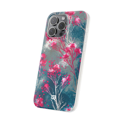 Cyber Blossom · Lite Phone Case for iPhone ·  Teal