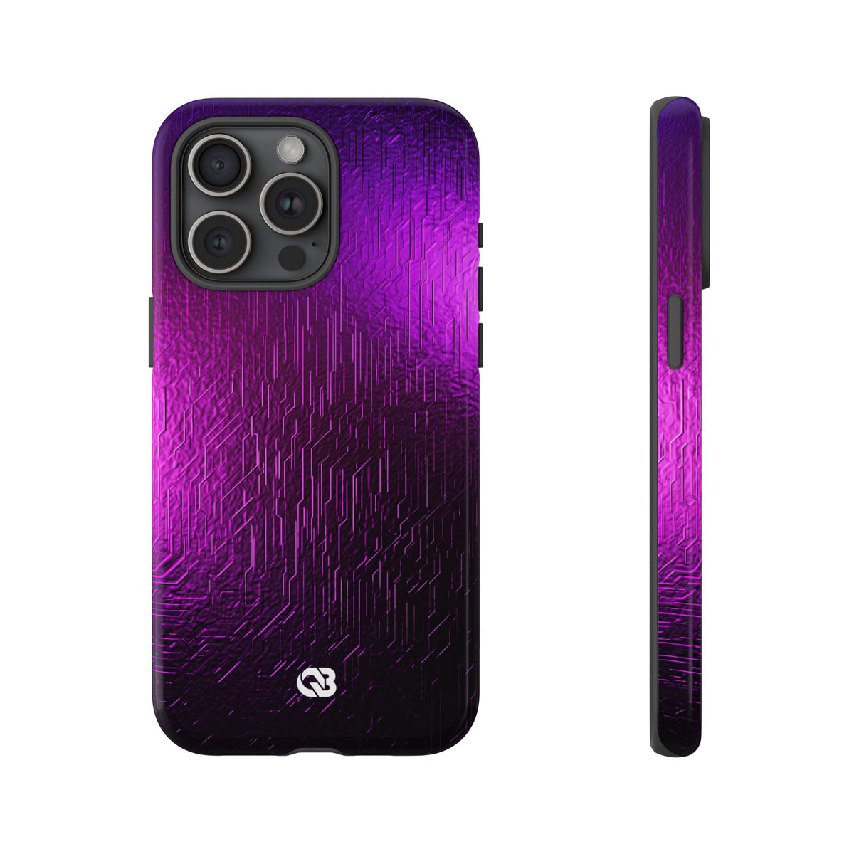 Violet Cyber Circuit · Tough Phone Case for iPhone · Purple