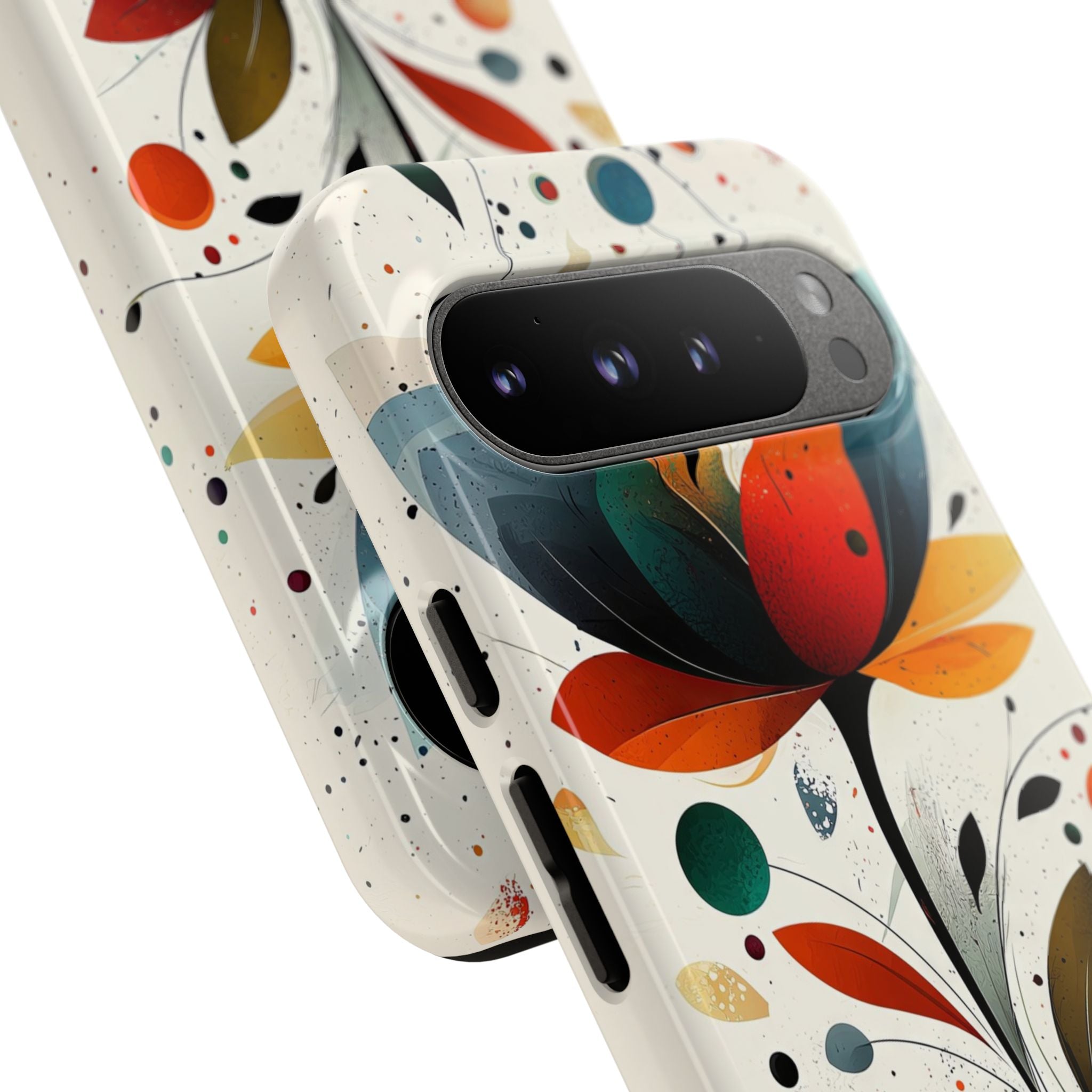 Burnt Petal Abstract · Tough Phone Case for Google Pixel