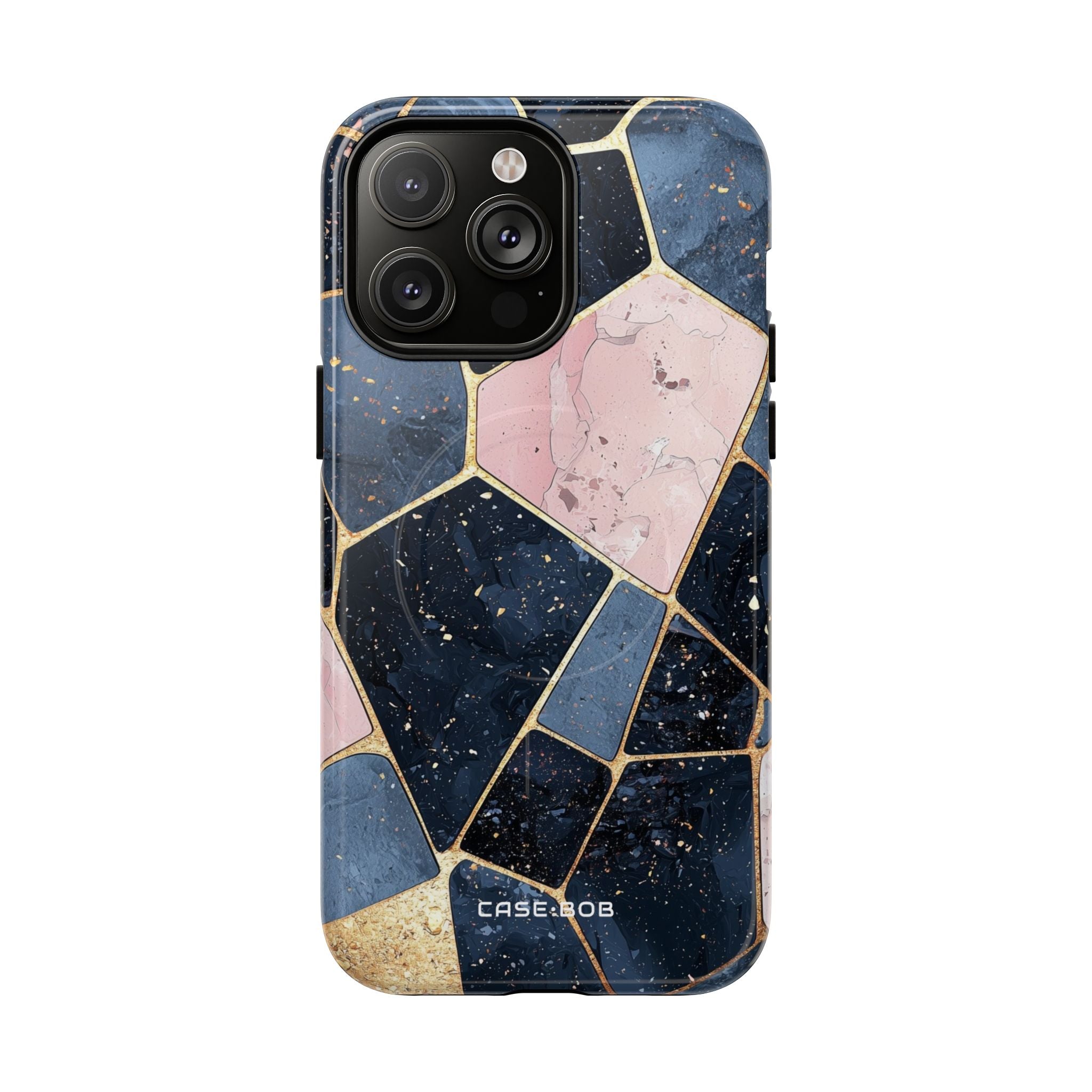 Golden Mosaic iPhone 14 Pro Max Case - Tough+