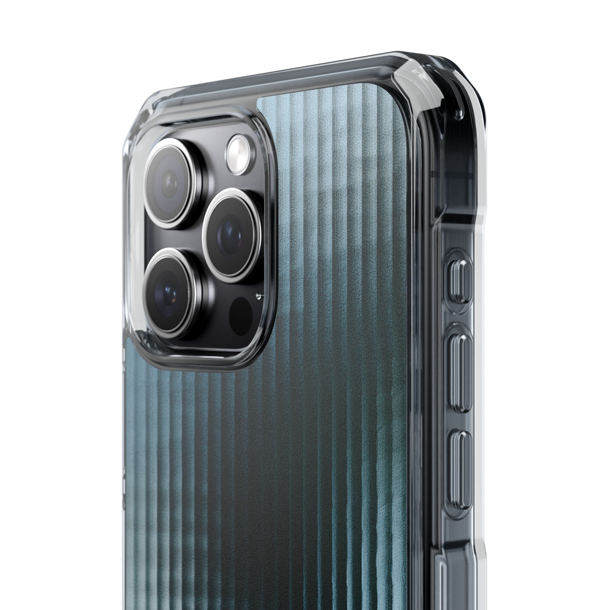 Blue Impact MagSafe Phone Case for iPhone - Glacial Reeded Glass