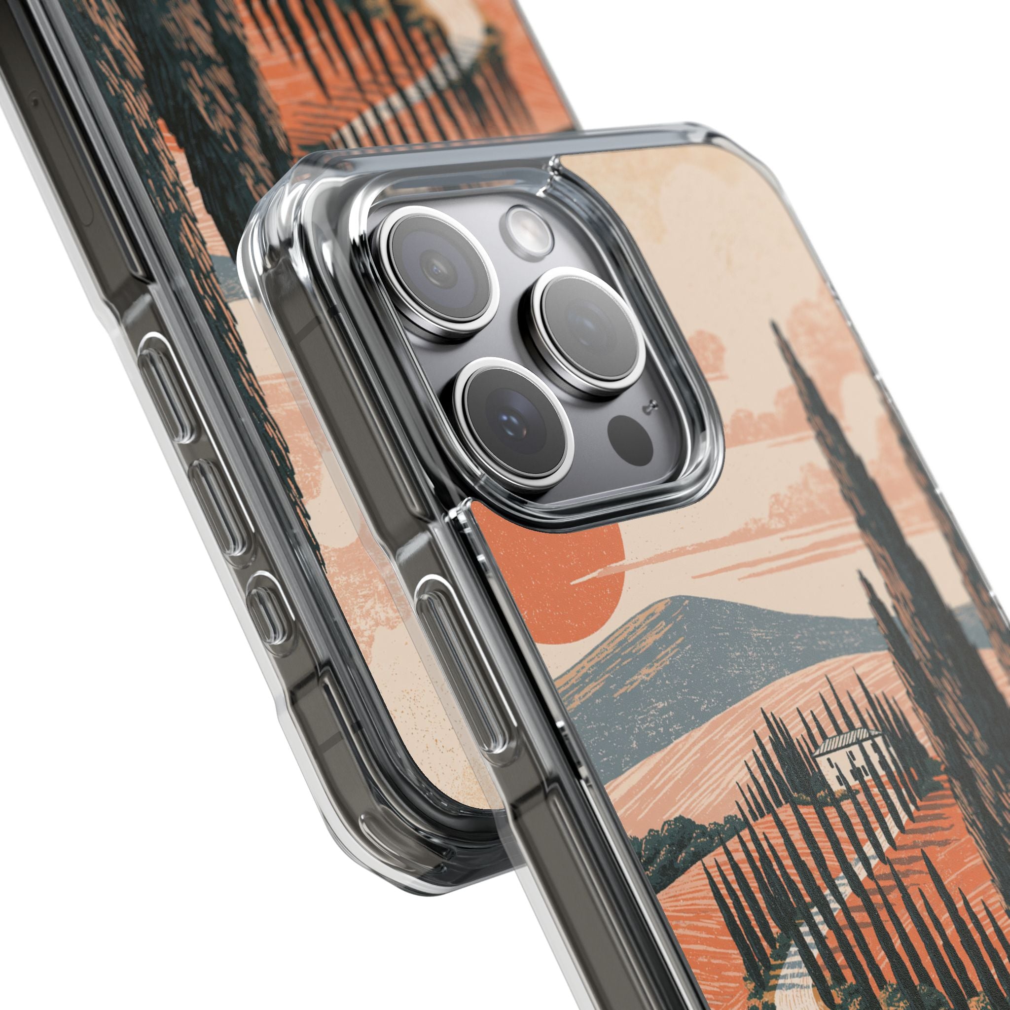 Orange Impact MagSafe Phone Case for iPhone - Terracotta Ridge Trail