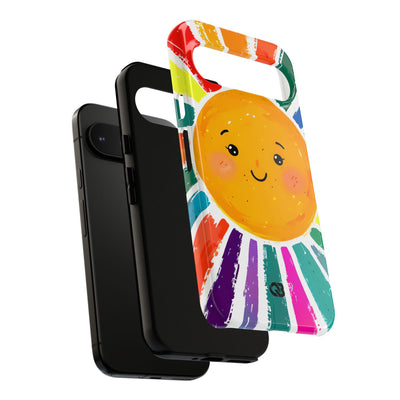 Vibrant Solar Smile · Tough Phone Case for Google Pixel