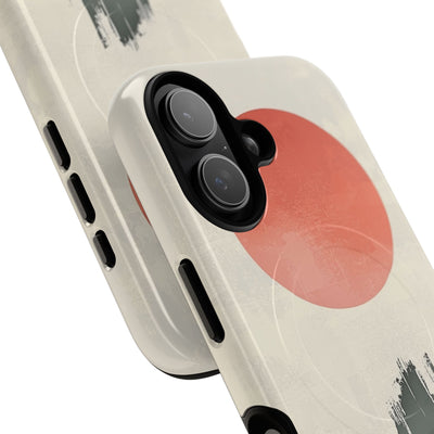 Crimson Sun Strokes · Tough+ Phone Case for iPhone · Magsafe
