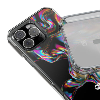 Purple Impact MagSafe Phone Case for iPhone - Liquid Neon Chrome