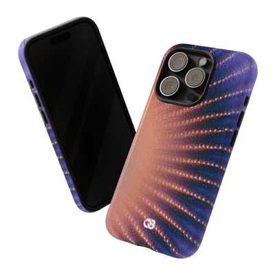 Luminous Aura Burst · Tough Phone Case for iPhone · Blue