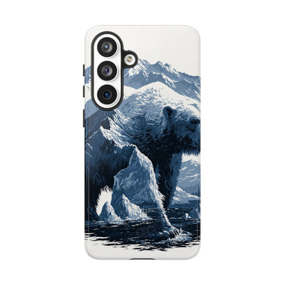 Fjord Summit Bear · Tough Phone Case for Samsung · Blue