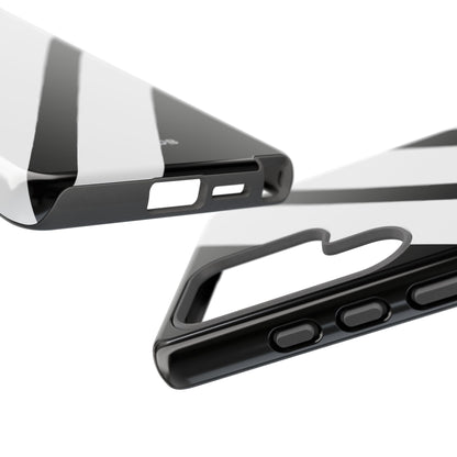 Diagonal Bands Noir Samsung S25 Ultra Case - Tough
