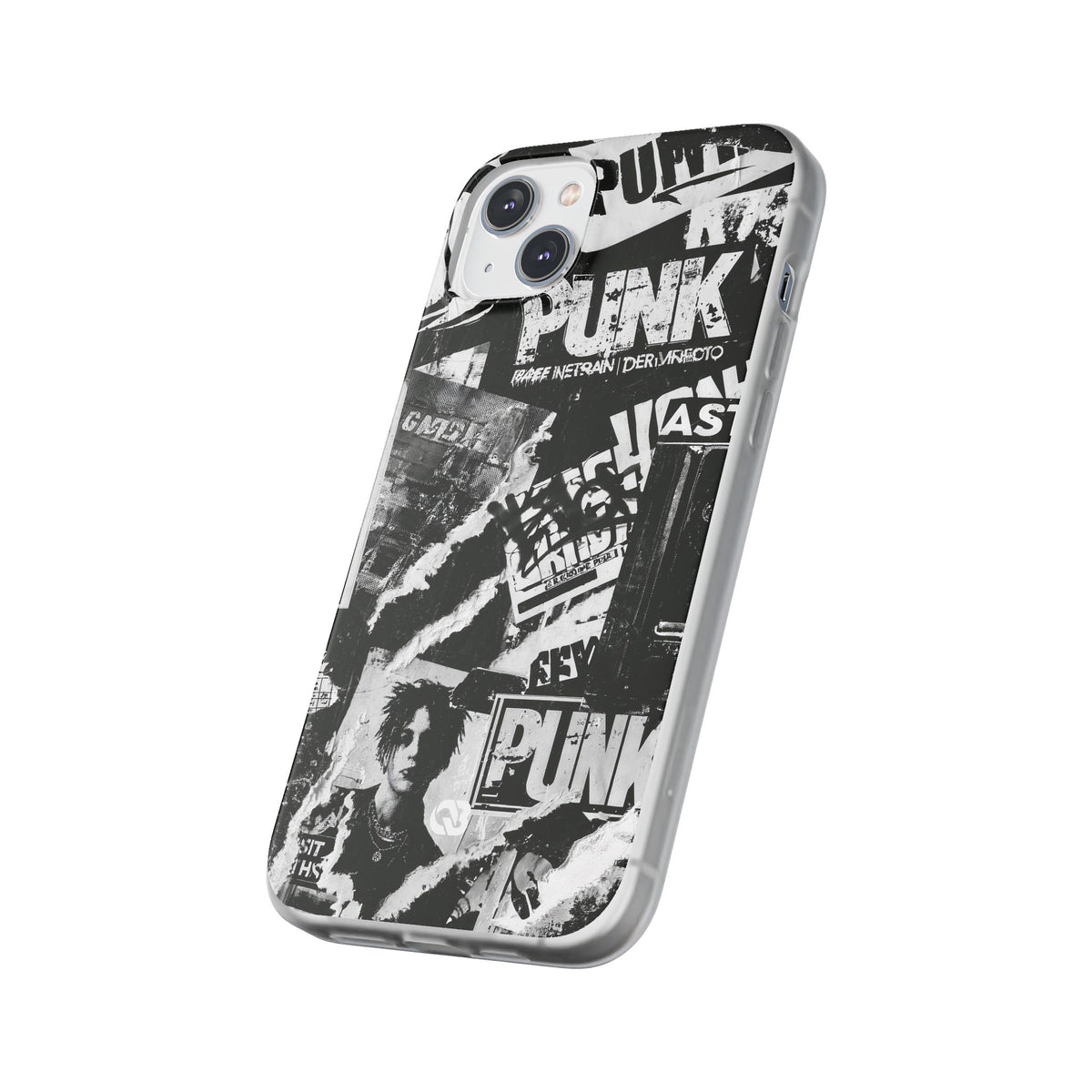 Underground Punk Collage · Lite Phone Case for iPhone ·  Black