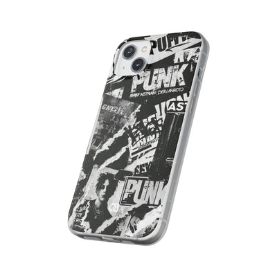 Underground Punk Collage · Lite Phone Case for iPhone ·  Black