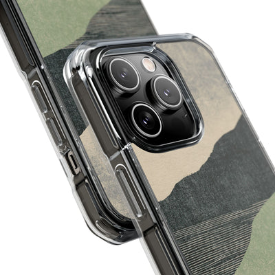 Green Impact MagSafe Phone Case for iPhone - Moss Ridge Grain