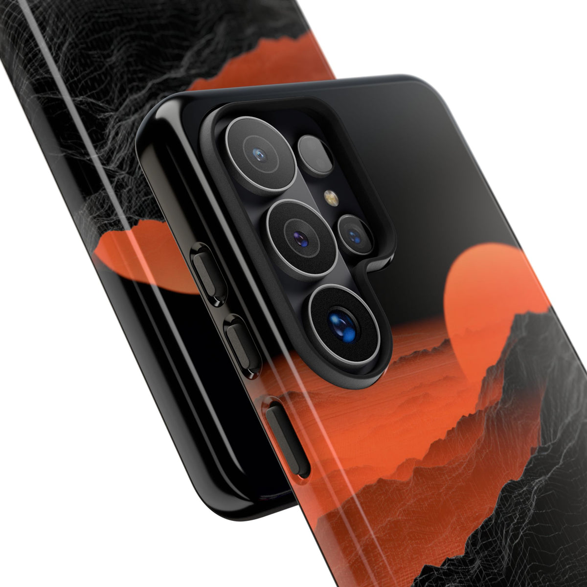 Solar Ridge Mesh · Tough Phone Case for Samsung · Black