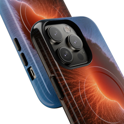 Thermal Aura Pulse · Tough 2.0 Magnetic Phone Case for iPhone · Blue