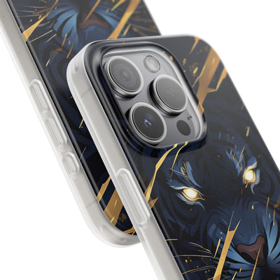 Obsidian Gold Predator · Soft Coque de téléphone pour iPhone