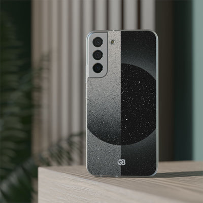 Black Lite Phone Case for Samsung - Lunar Static Orbit