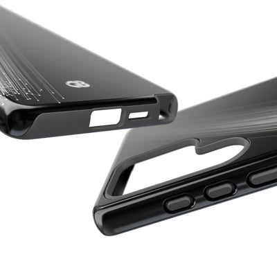 Black Tough Phone Case for Samsung - Linear Velocity Beam