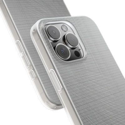 Grey Lite Phone Case for iPhone - Chrome Mesh Warp