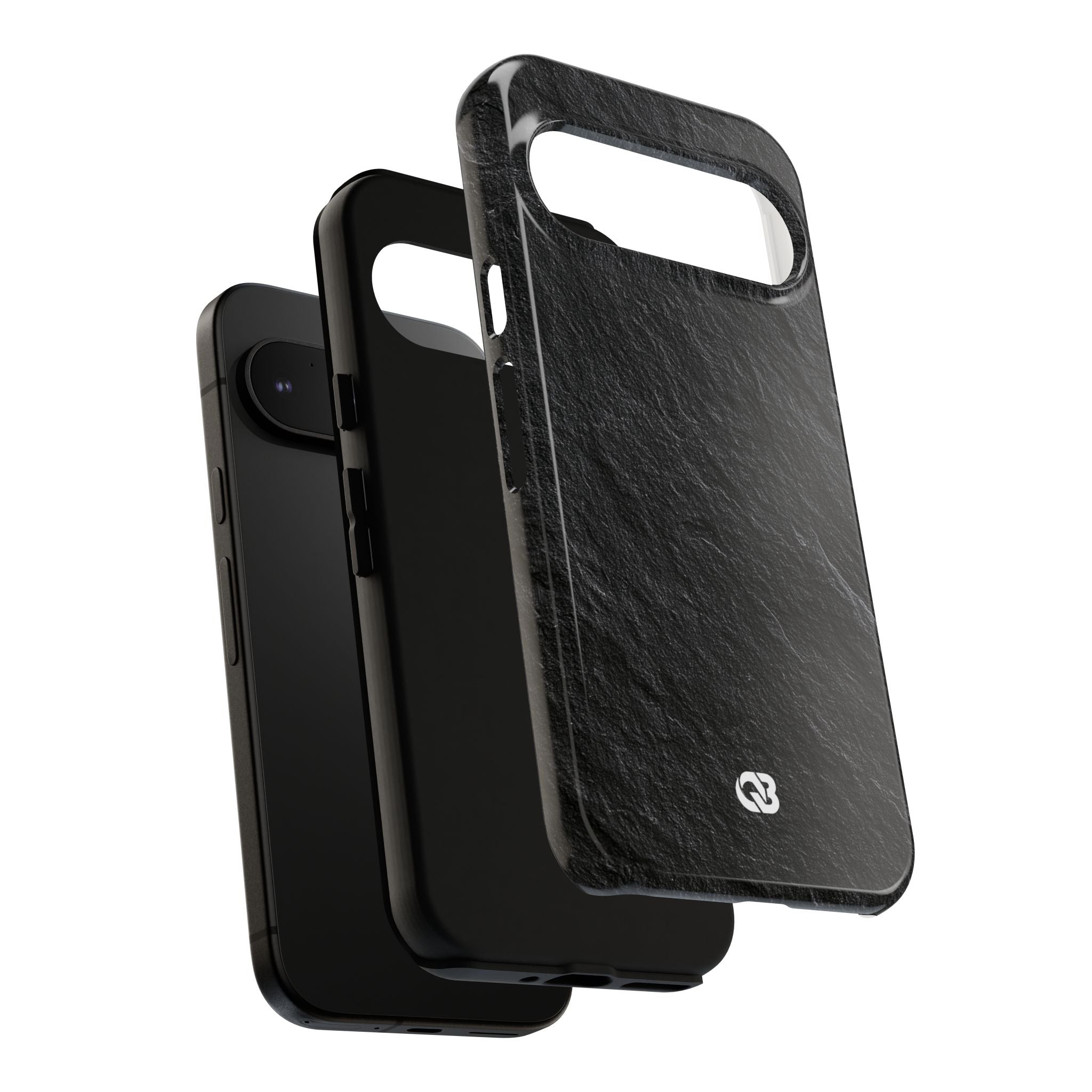 Black Tough Phone Case for Google Pixel - Raw Obsidian Slate