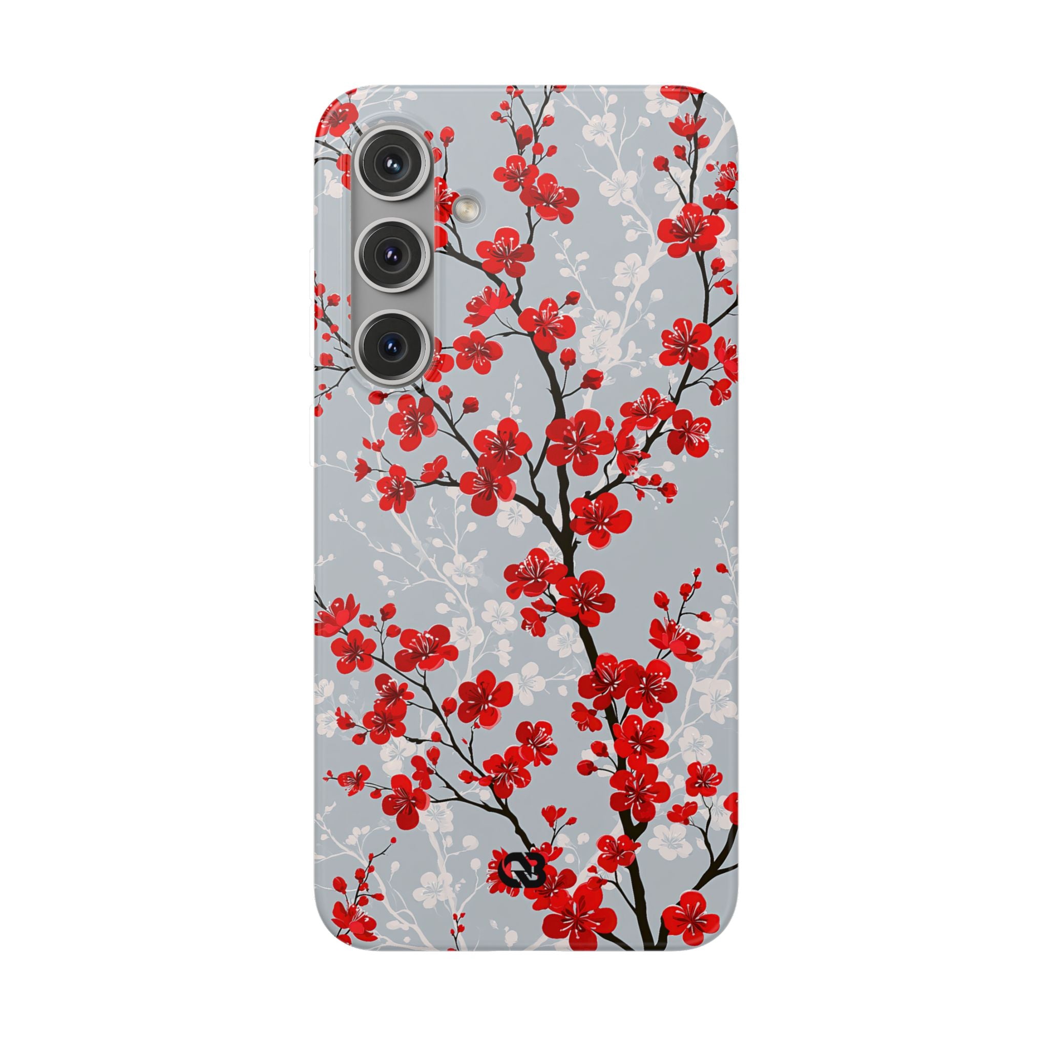 Grey Lite Phone Case for Samsung - Crimson Sakura Slate