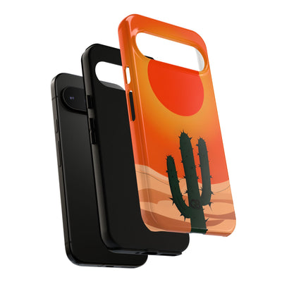 Scorched Saguaro Sunset · Tough Handyhülle für Google Pixel