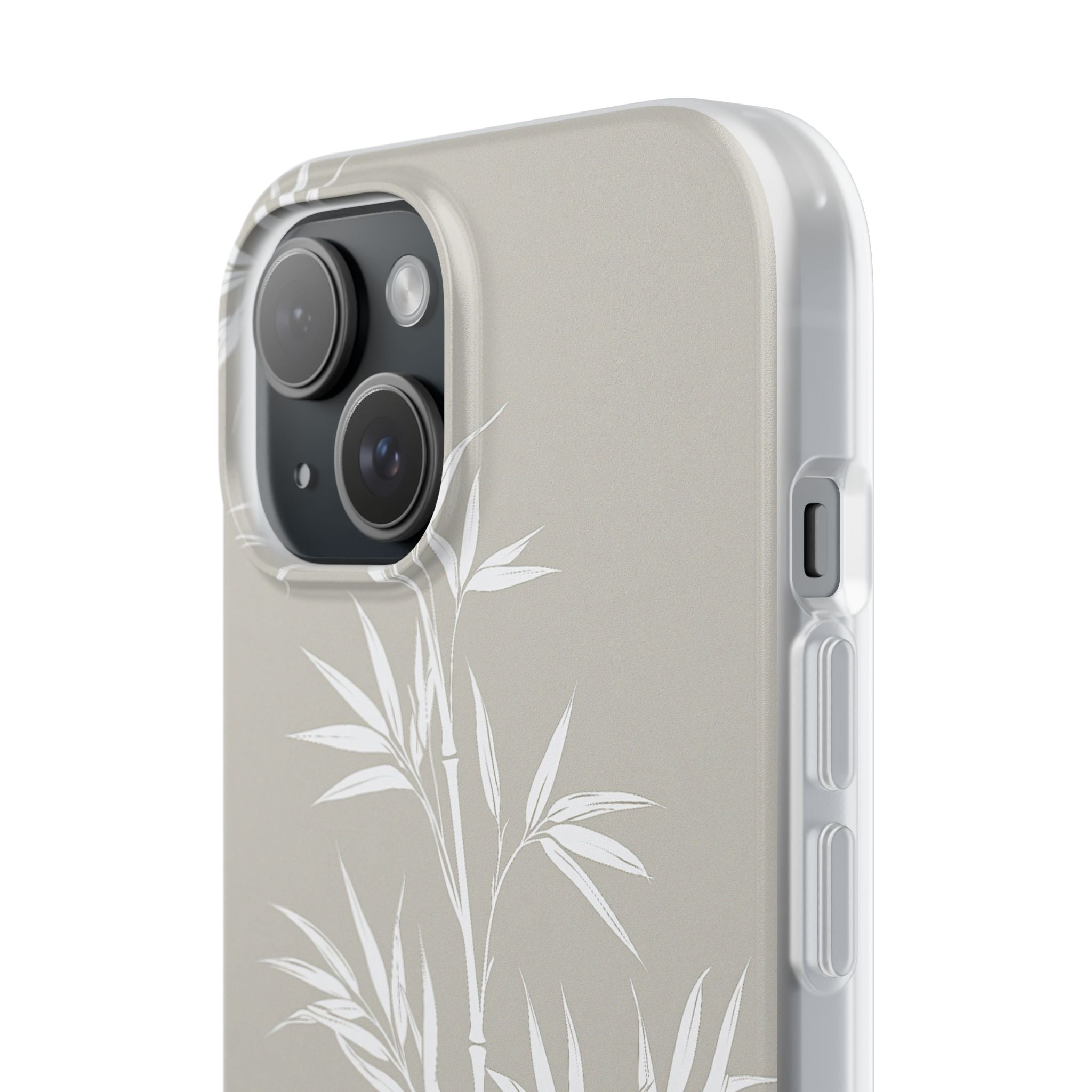 Beige Lite Phone Case for iPhone - Sandstone Bamboo Stalks