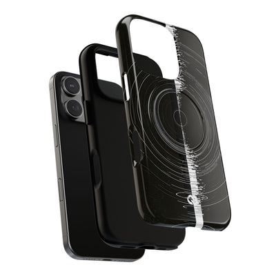 Black Tough 2.0 Magsafe Phone Case for iPhone - Obsidian Orbital Signal