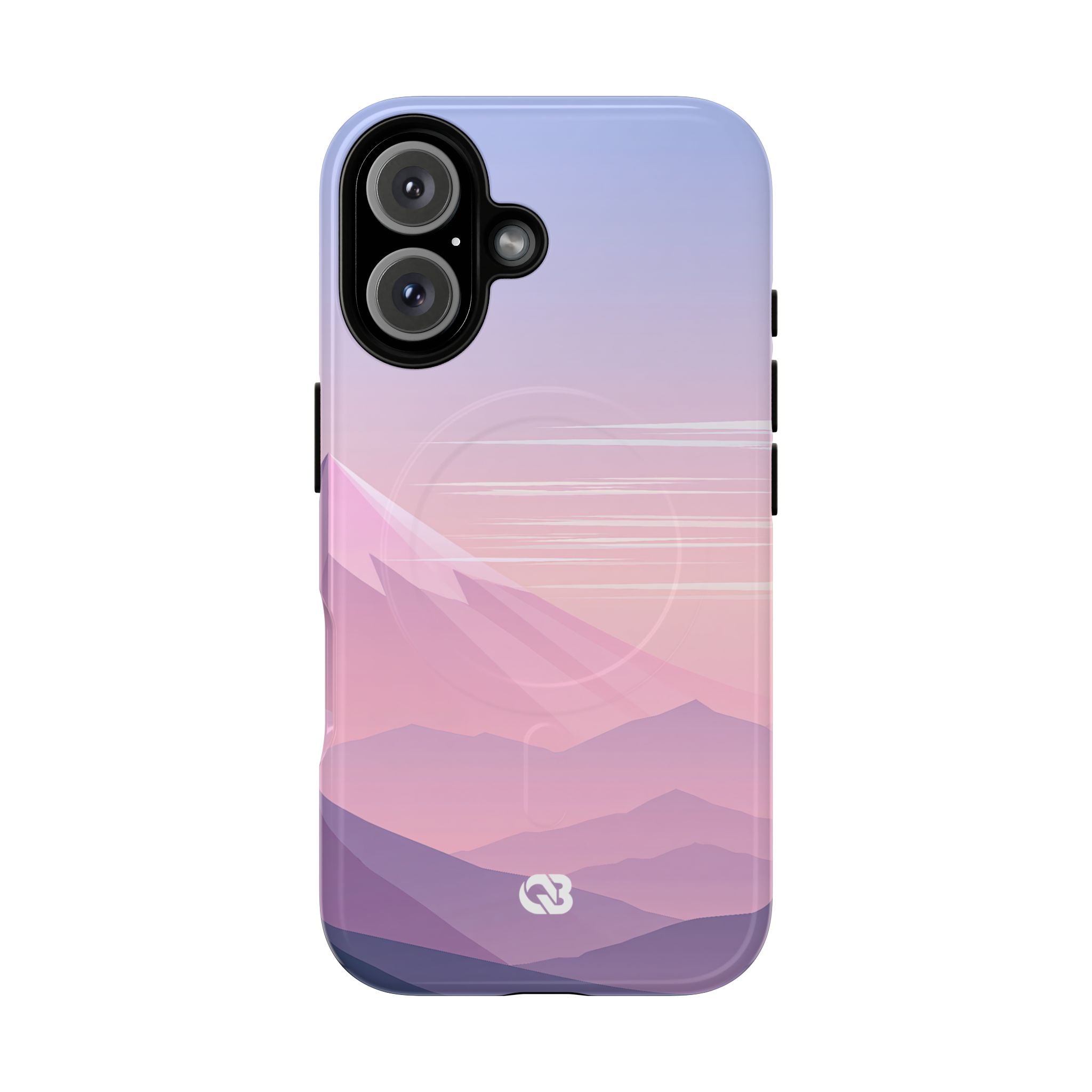 Purple Tough 2.0 Magsafe Phone Case for iPhone - Lavender Alpine Dawn