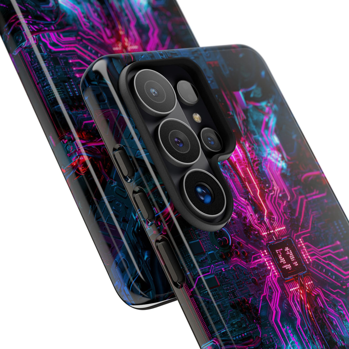 Neural Circuit Core · Tough Phone Case for Samsung · Black