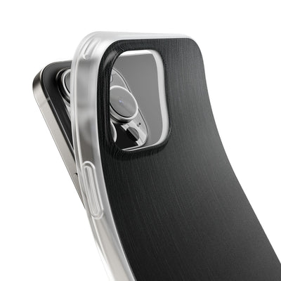 Obsidian Brushed Steel · Lite Phone Case for iPhone ·  Black