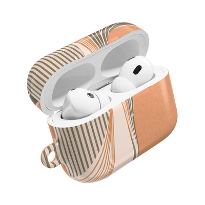 Terracotta Meridian · Hard Case for AirPods & AirPods Pro · Orange