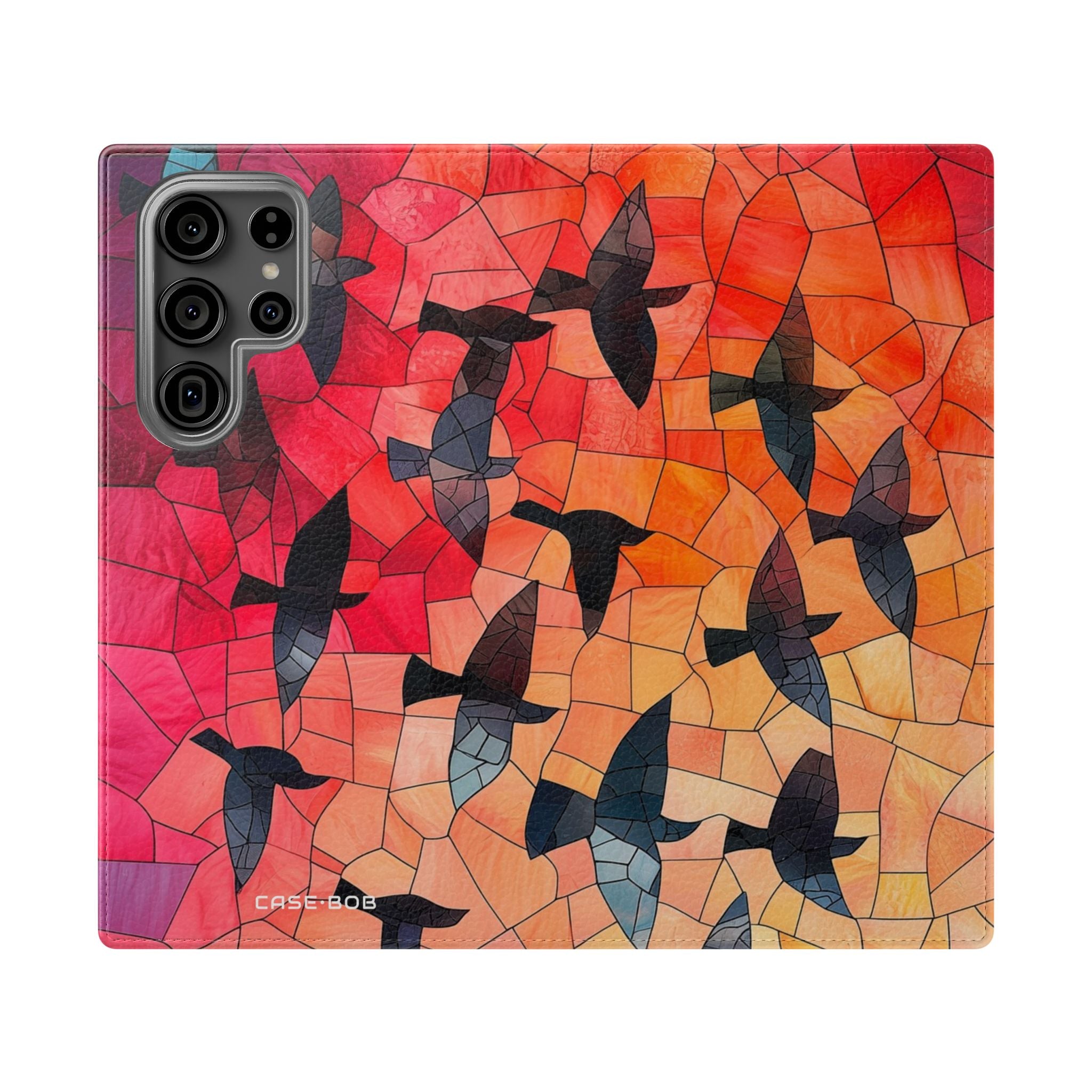 Stained Glass Birds - Samsung S23 Ultra Case - Wallet