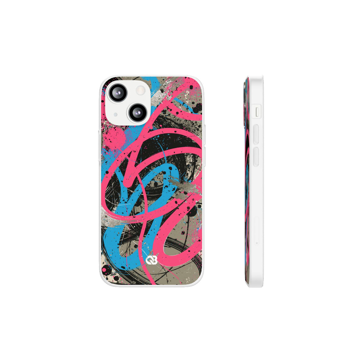 Cyber Splatter Flow · Lite Phone Case for iPhone ·  Pink