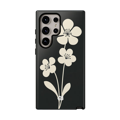 Nordic Blossom · Tough Phone Case for Samsung · Black