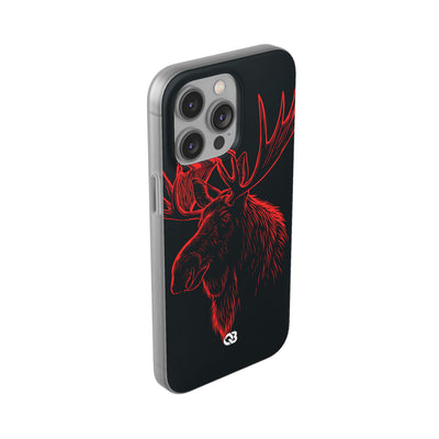 Nordic Elk · Lite Phone Case for iPhone ·  Black