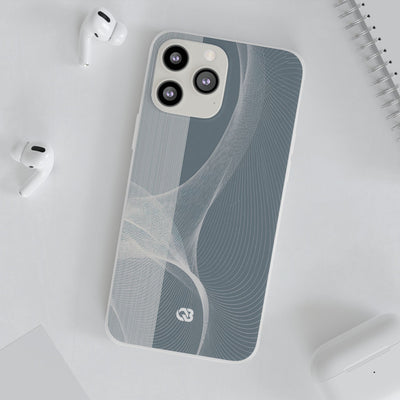 Slate Contour Drift · Lite Phone Case for iPhone ·  Grey