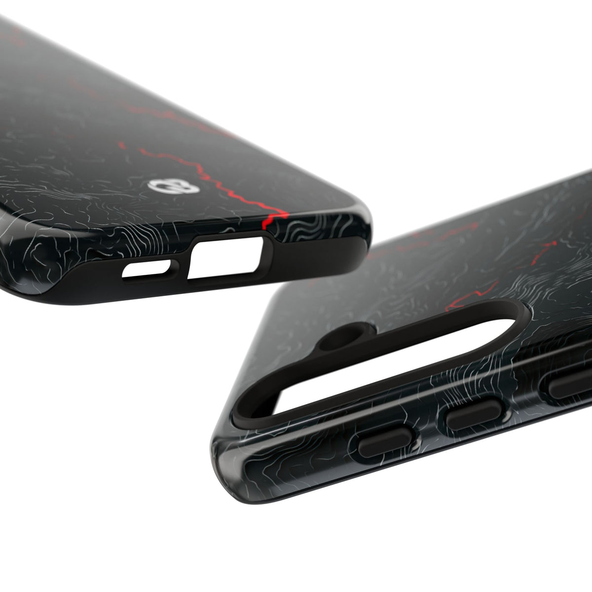 Crimson Rift · Tough Phone Case for Samsung · Black