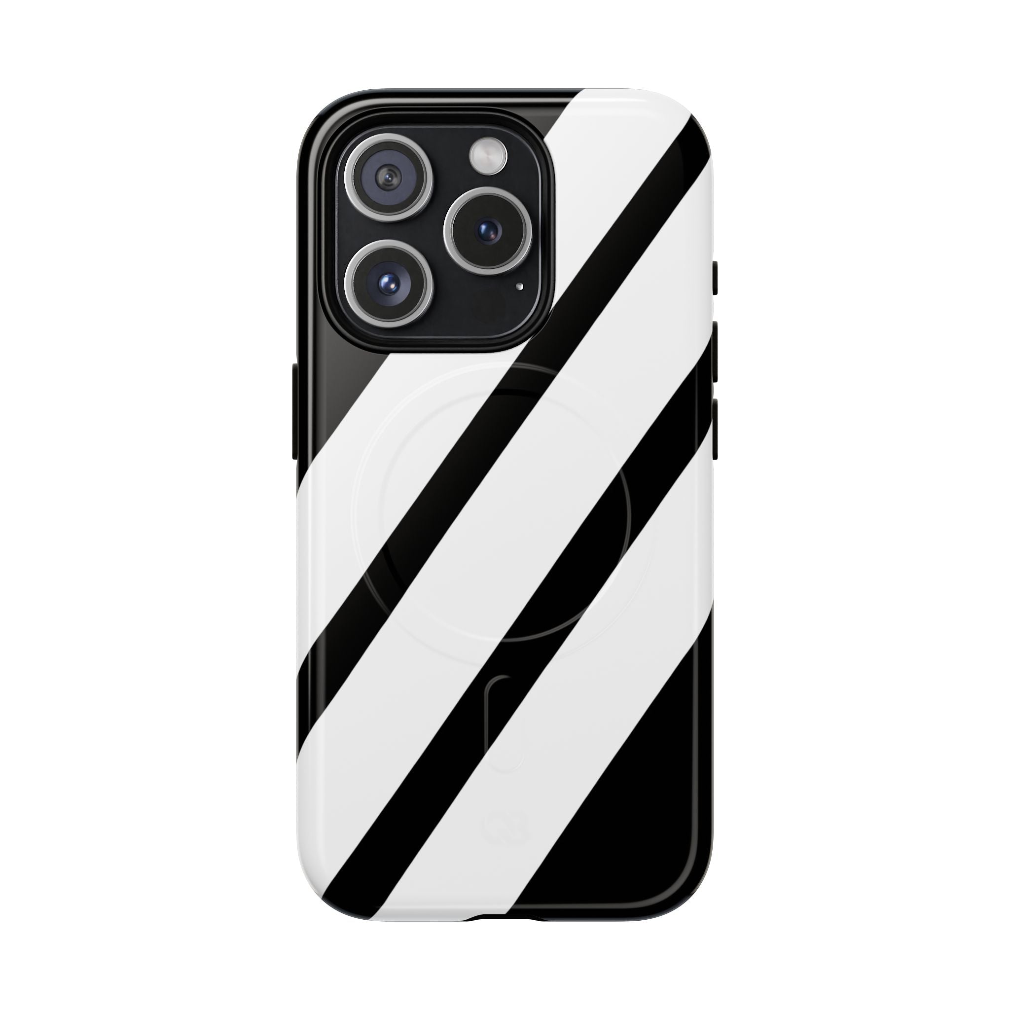 Obsidian White Bars · Tough+ Phone Case for iPhone · Magsafe