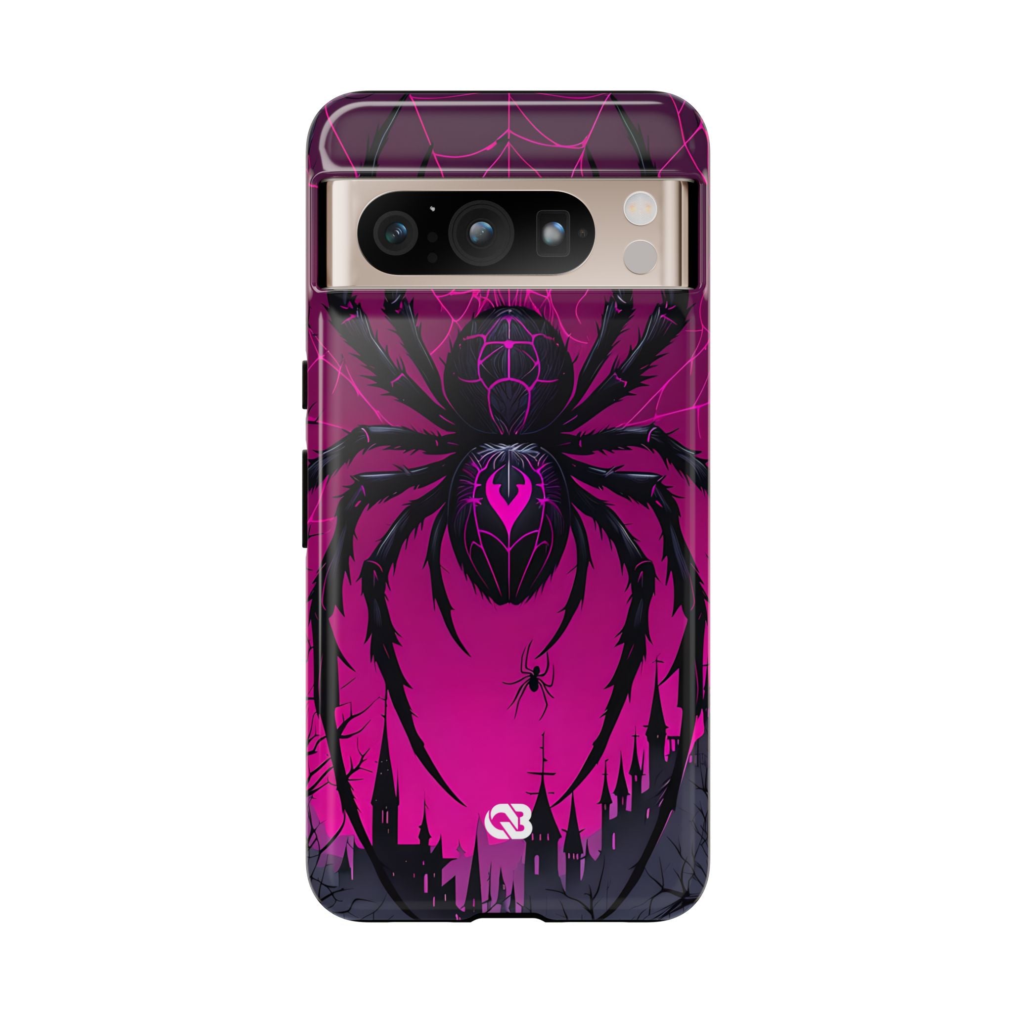 Obsidian Neon Widow · Tough Handyhülle für Google Pixel