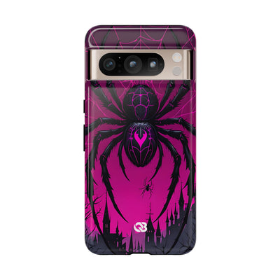Obsidian Neon Widow · Tough Handyhülle für Google Pixel