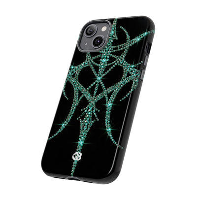 Teal Cyber Sigil · Tough Phone Case for iPhone · Teal