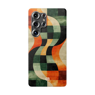 Burnt Orange Curve · Soft Handyhülle für Samsung