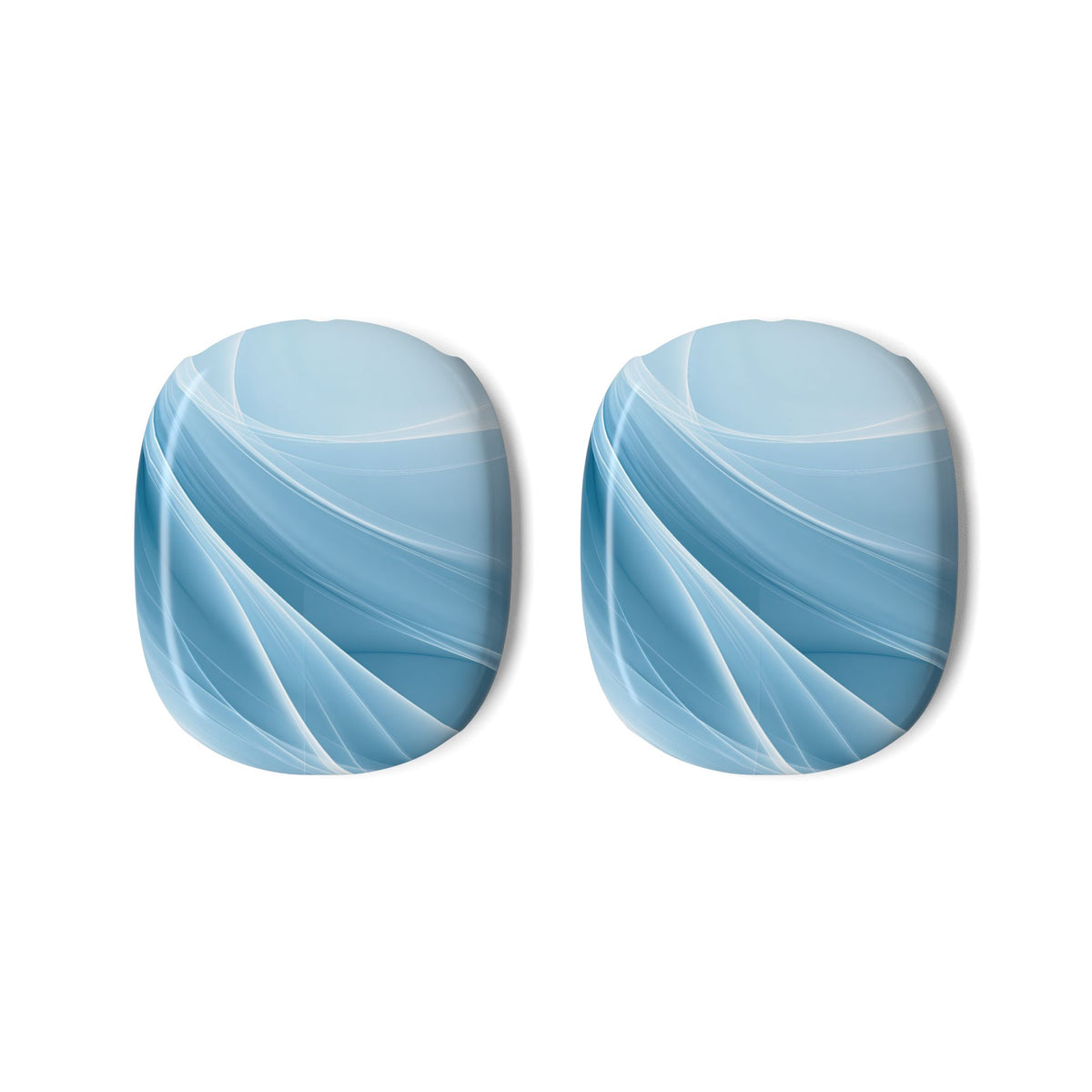 Glacial Ridge Contours · Hard Case for AirPods Max · Blue