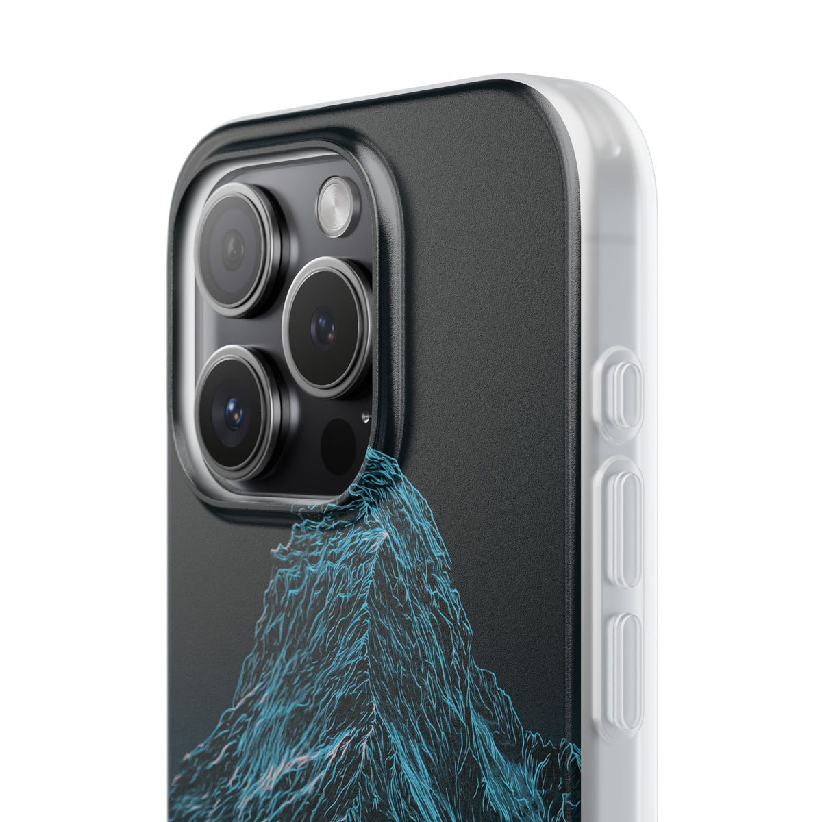 Glacial Alpine Peak · Lite Phone Case for iPhone ·  Blue