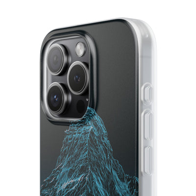 Glacial Alpine Peak · Lite Phone Case for iPhone ·  Blue