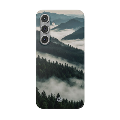 Misty Pine Peaks · Soft Phone Case for Samsung