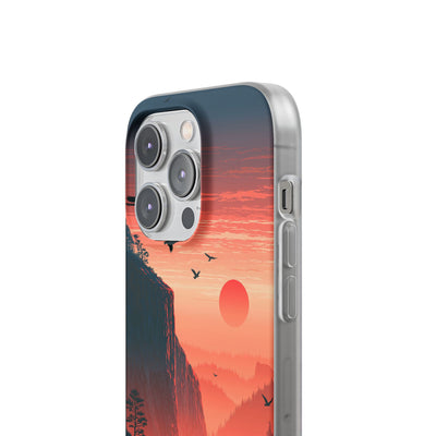 Orange Lite Phone Case for iPhone - Crimson Ridge Flight