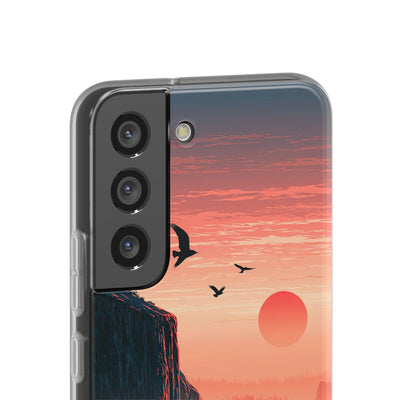 Orange Lite Phone Case for Samsung - Crimson Ridge Flight
