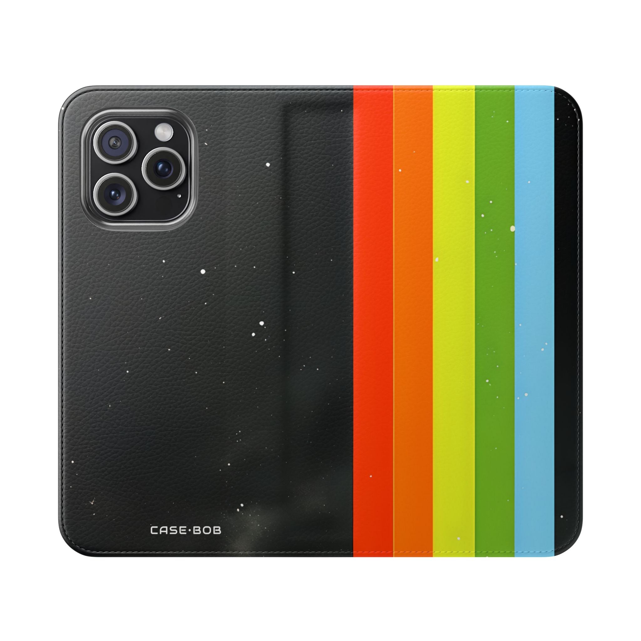 Spectrum Stripes - iPhone 15 Pro Max Case - Wallet