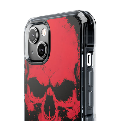 Crimson Street Skull · Impact Phone Case for iPhone · Magsafe